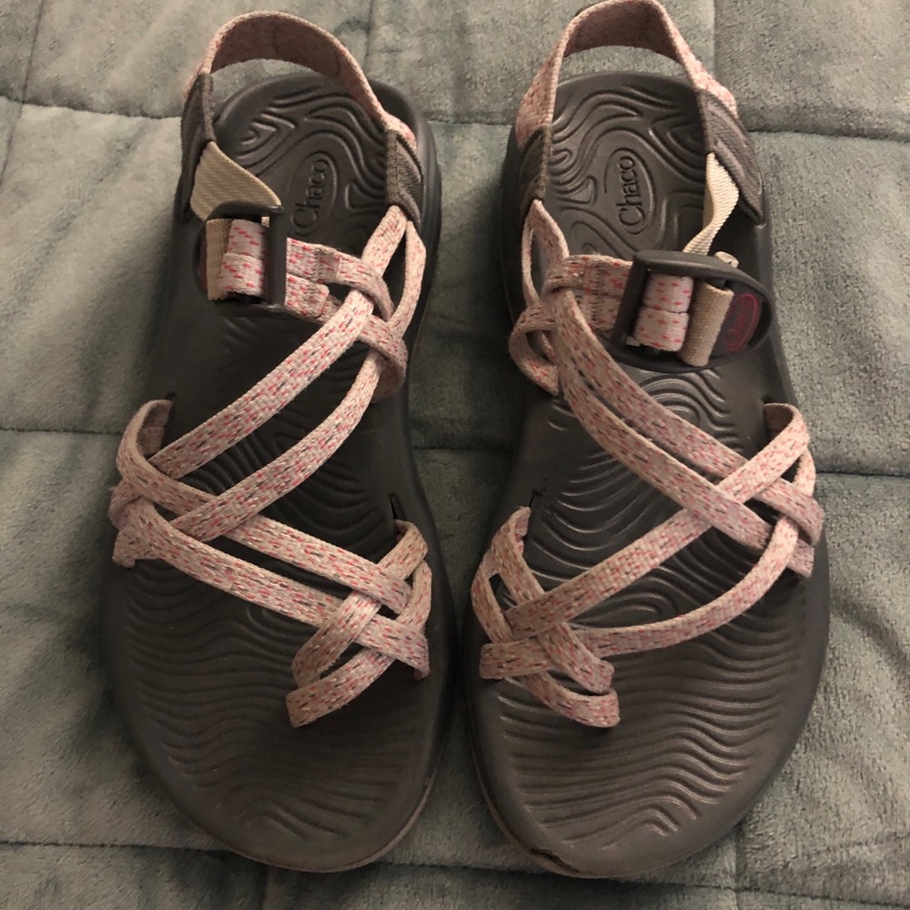 Double strapped Chacos